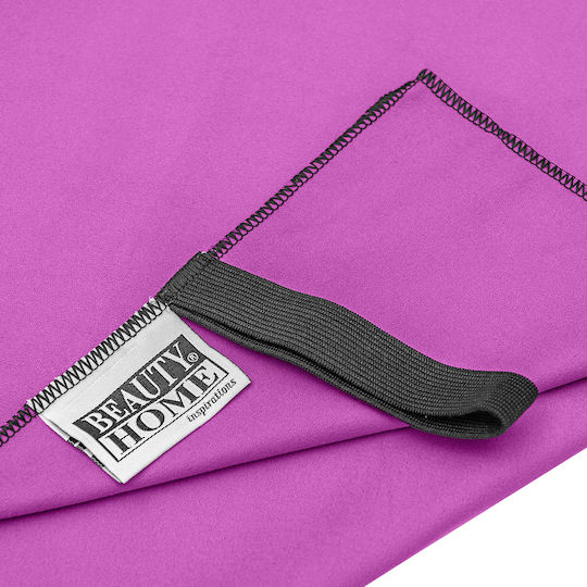 Beauty Home Microfiber Towel Body 200gr/m² Purple 160x90cm