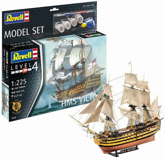 Revell Φιγούρα Μοντελισμού Πλοίο HMS Victory 269 Κομματιών σε Κλίμακα 1:225 40x33εκ.