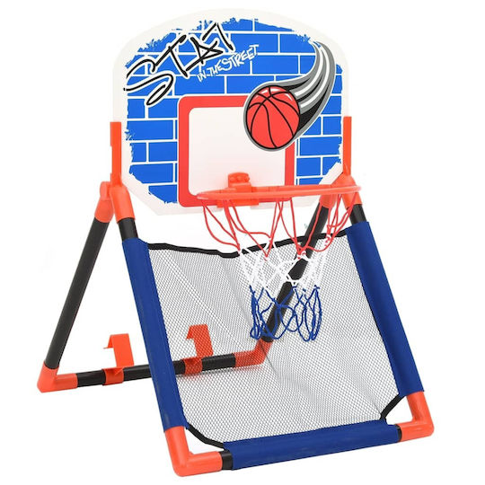 vidaXL Indoor Over Door Basketball Hoop with Ball