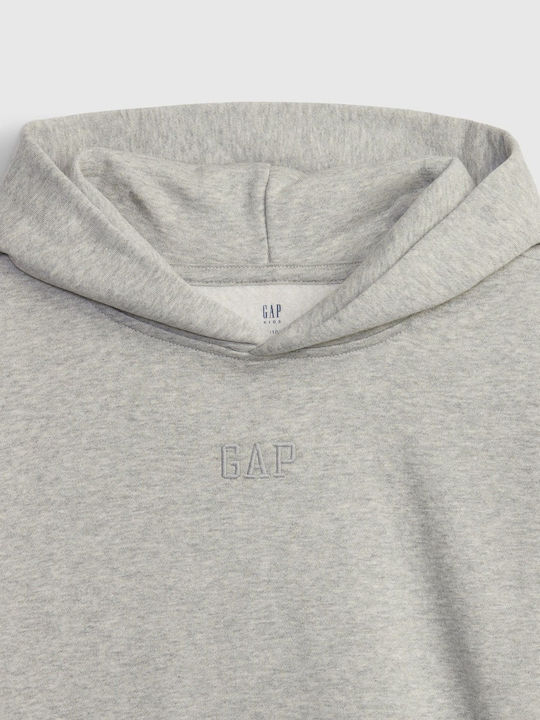 Kids' Gap Logo Pullover Sweatshirt light heather gray