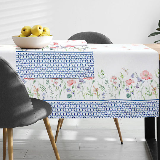 Das Home Läufer 0597 White, Blue, Pink 40x150cm