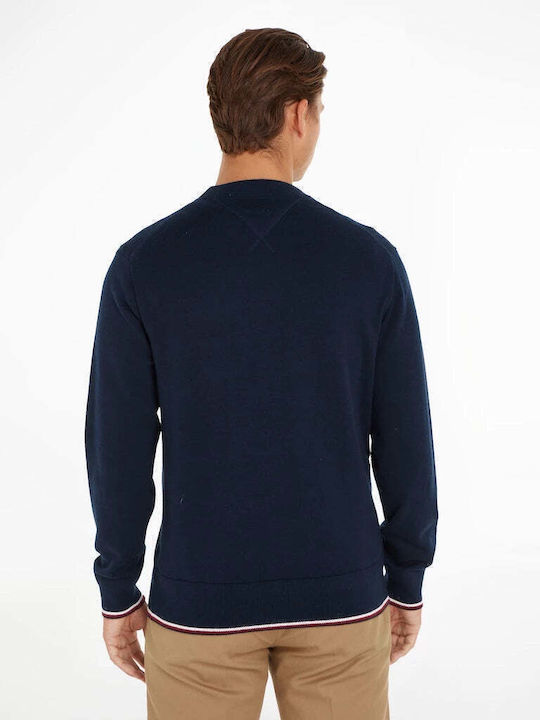 Tommy Hilfiger Men's Long Sleeve Sweater Navy Blue