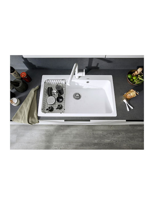 Blanco Naya XL 9 527133 Drop-In Spüle aus Verbundgranulat B86xT51cm Soft White