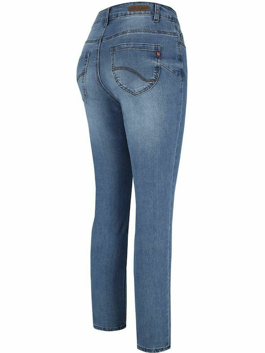 Volcano Patrol D-MONTANA 5 Damen Denim-Hose mit hoher Taille - Hellblau