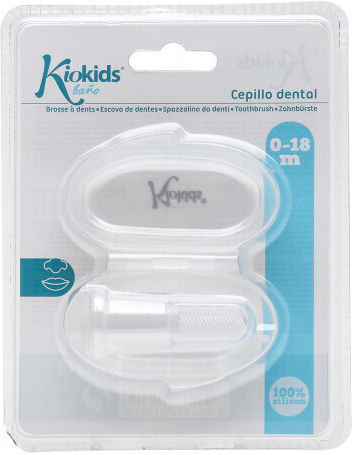 Kiokids Baby Finger Toothbrush for 0m+ Transparent