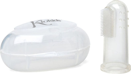 Kiokids Baby Finger Toothbrush for 0m+ Transparent