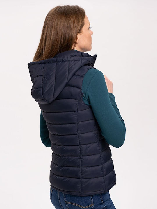 Volcano V-ASTRID Damen-Gilet mit Bambusfüllung - Navy