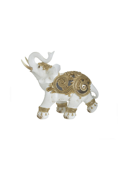 Inart Decorative Elephant Polyresin 22x9x19cm 1pcs