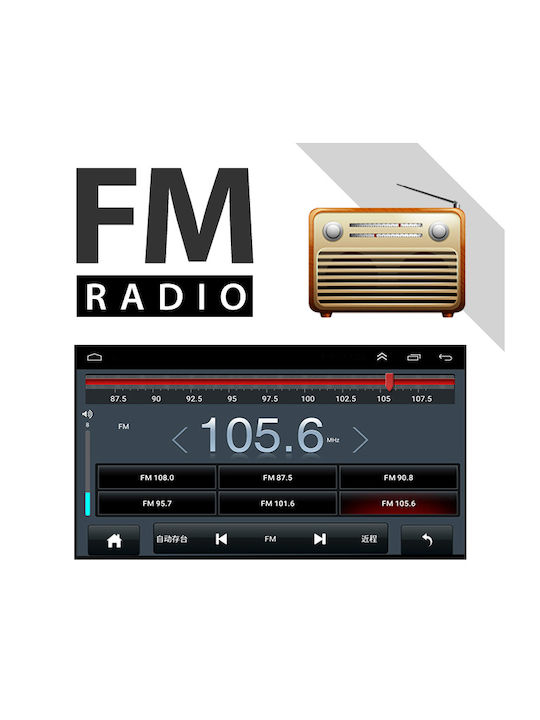 Car Audio System for Fiat Fullback 2016> (Bluetooth/USB/WiFi/GPS/Apple-Carplay/Android-Auto) with Touch Screen 9"