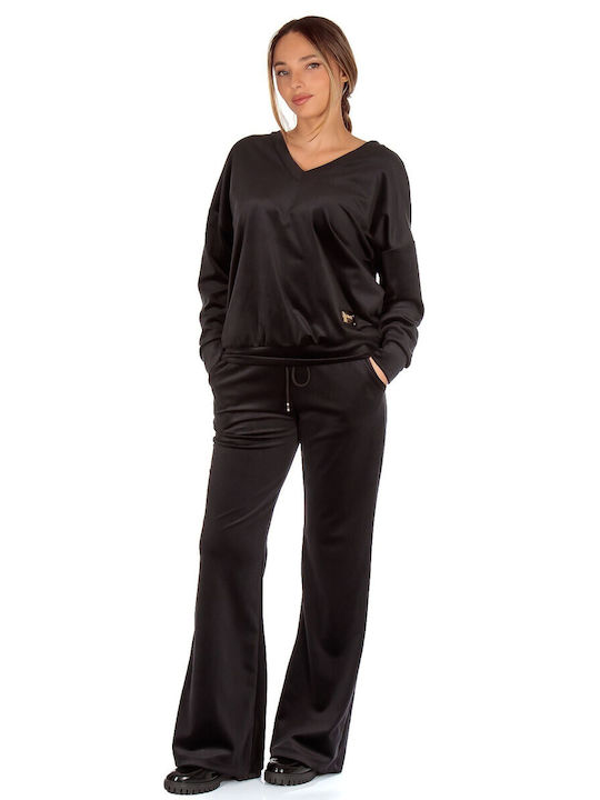 Set de Trening Catifea Negru
