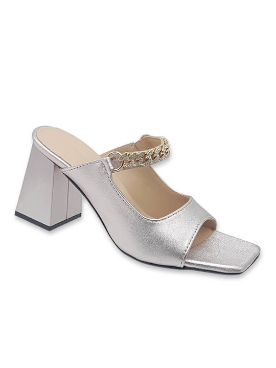 Women's mule / WALL STREET / 2-156-23090 - Champagne