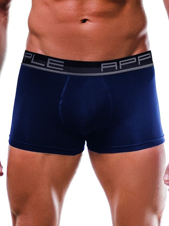 Apple Boxer Herren Boxershorts Navy/Gray 1Packung