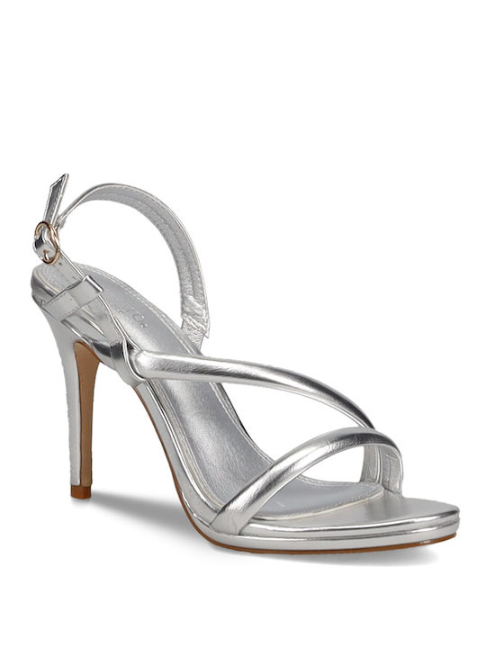 Migato Damen Sandalen in Silber Farbe