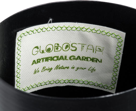 GloboStar Tilos Висящи Саксия Металик Черен 35x35x15εκ.