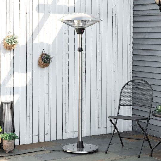 Outsunny Електрическа Със Стил Гъба Отоплителна Уредба Тип Гъба с Мощност 3kW