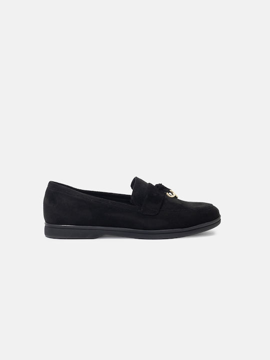 InShoes Women's Loafers in Black Color