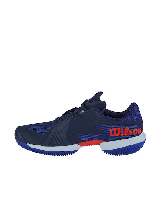 Wilson Kaos Swift 1.5 Ανδρικά Παπούτσια Τένις για Χωμάτινα Γήπεδα Μπλε