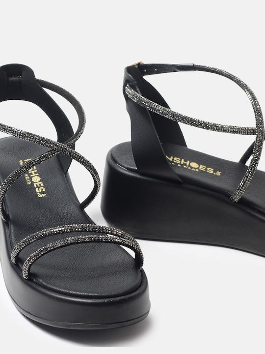 InShoes Platforme dama Negre