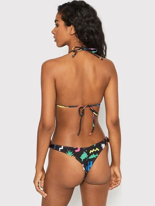 Moschino Set Bikini Τριγωνάκι Μαύρο
