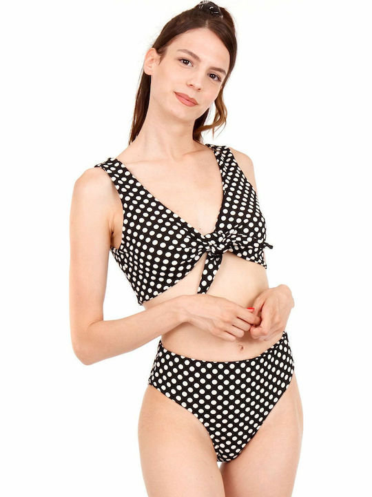 Bikini-Set Polka Dot Schwarz sws-1119 (pouablk)