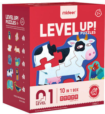 Παιδικό Puzzle Animals για 2+ Ετών 6pcs MiDeer