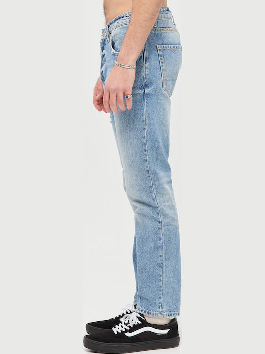 Herren Jeanshose Elastisch Blau