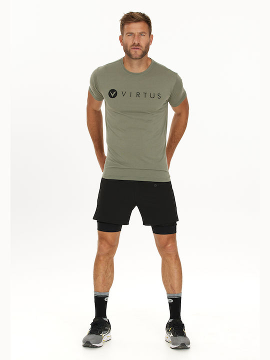 Virtus T-shirt Edwardo Logo - 3158 Geräucherter Salbei