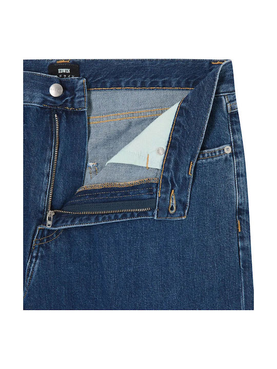 Pantaloni Jeans pentru Bărbați Albastru