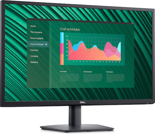 Dell E2723H VA Монитор 27" FHD 1920x1080 с Време за Реакция 8мс GTG