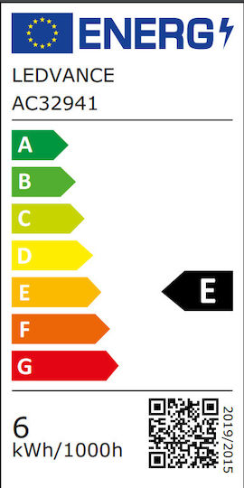 Ledvance Smart Λάμπα AC32941 LED 6W για Ντουί E27 Θερμό Λευκό 806lm