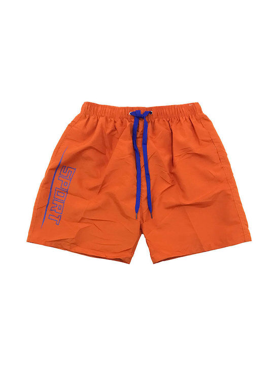 Ustyle Men's Swimwear Bermuda Orange