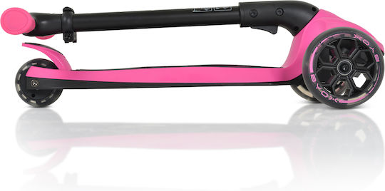 Byox Kids Foldable Bolt 3-Wheel Scooter for 3+ Years Pink