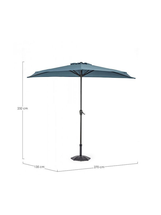 Висяща Кръгла Алуминиева Чадър Kalife Halfmoon Cloud Φ2.7xВ2.32m