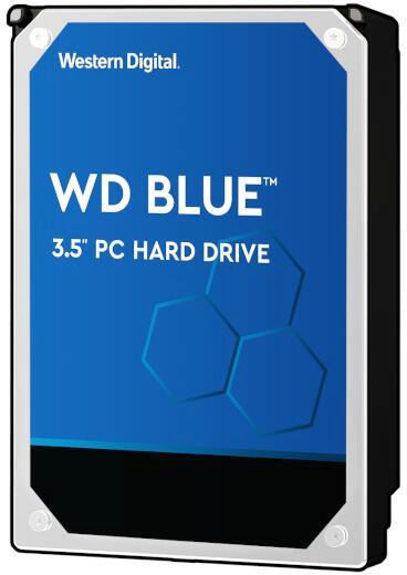 Western Digital Blue 6TB HDD Hard Drive 3.5" SATA III 5400rpm with 256MB Cache for Desktop