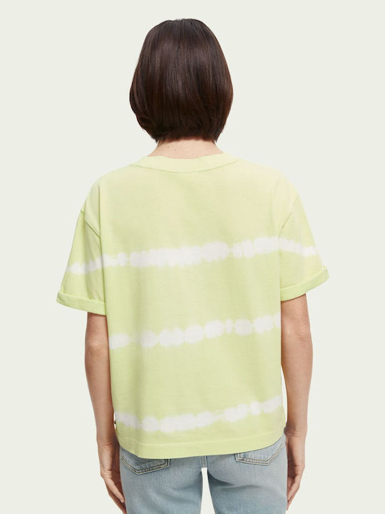 Scotch & Soda Femeie Tricou Monocrom Verde