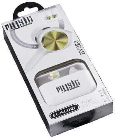 EV-223 In-ear Handsfree με Βύσμα 3.5mm Γαλάζιο