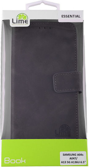 Lime Essential Magnet Book Δερματίνης Γκρι (Galaxy A04s)