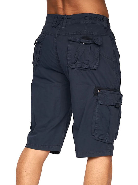 Crosshatch Chaseforth Men's Shorts Cargo Navy Blue