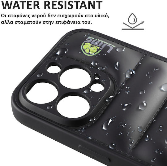 Lime Bumpy Puffer Back Cover Σιλικόνης με Λουράκι Μαύρο (iPhone 11 Pro)