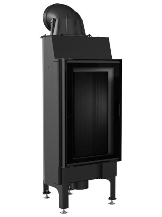 Kratki Nadia 9 Black Ενεργειακό Τζάκι Ξύλου 9kW Ίσιο με Ανοιγόμενη Πόρτα Kratki Nadia 9 Black Ενεργειακό Τζάκι Ξύλου 9kW Ίσιο με Ανοιγόμενη Πόρτα