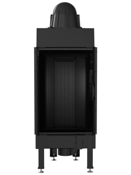 Kratki Nadia 9 Black Kaminofen Holz 9kW Gerade mit einer zu öffnenden Tür