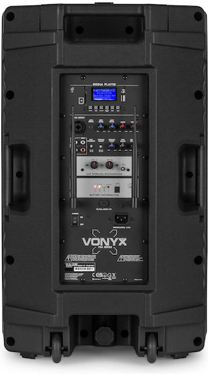Vonyx Vonyx Karaoke-Lautsprecher mit Kabellosem Mikrofon VSA700-BP 174.060 Combo Schwarz