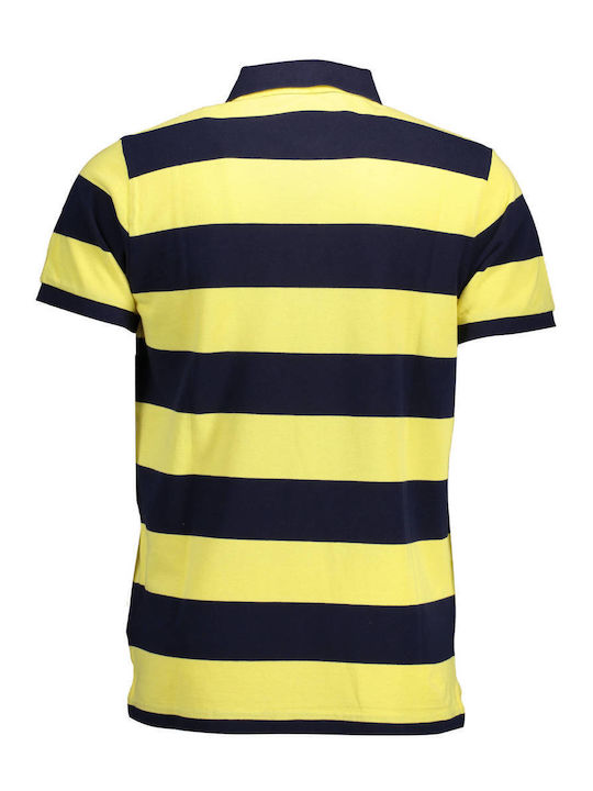 Gant Bluza Bărbătească cu Mânecă Scurtă Polo Multicolor