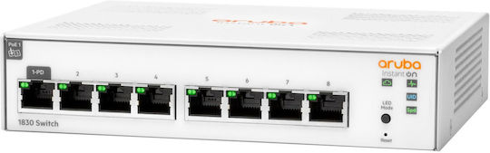 Aruba Aruba Instant On 1830 Managed L2 Switch with 8 Gigabit (1Gbps) Ethernet Ports