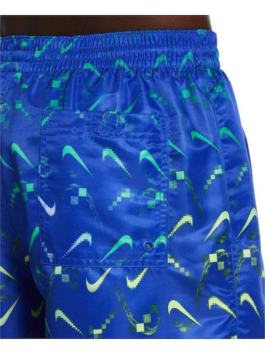 Swoosh Men's Swimwear Shorts Multicolour with Patterns
