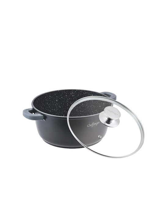 Cheffinger Deep Pot made of Aluminum 24cm