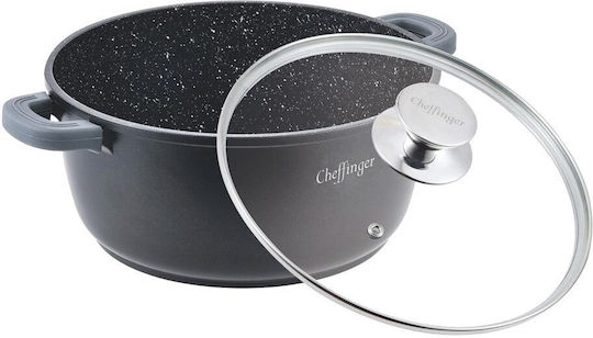 Cheffinger Βαθιά Κατσαρόλα από Αλουμίνιο 24cm