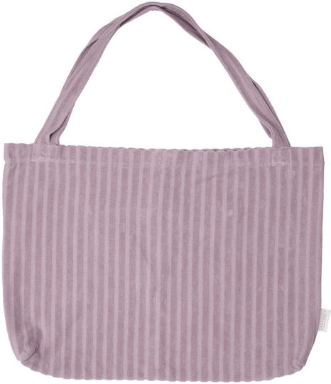 Little Dutch Τσάντα-Αλλαξιέρα Ώμου/Χειρός Jacquard Terry Μωβ 58x42εκ.