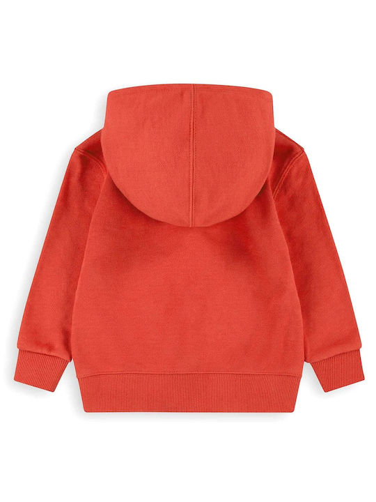 Levi's Boys Hooded Sweatshirt with Zipper Red