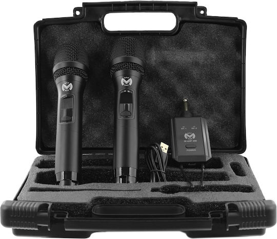 MAC MAH WUHF200M Set Drahtlos Δυναμικό Mikrofon Handgemacht für Gesang